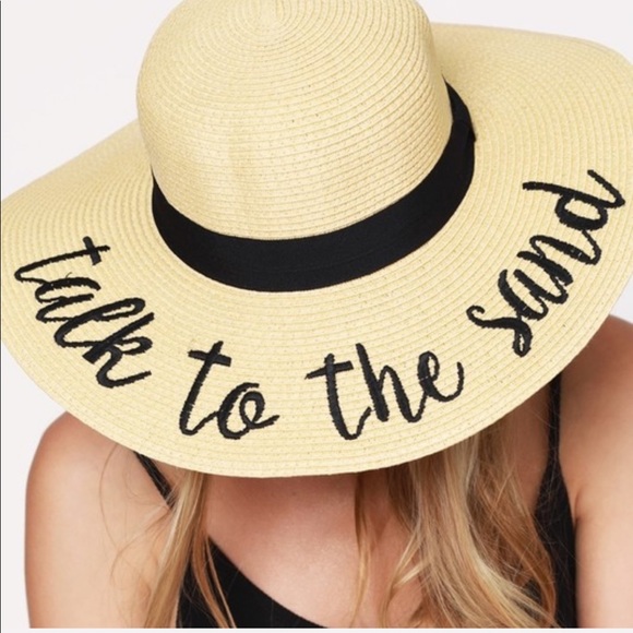 Beach Sun Hat “Talk to the Sand” - Picture 4 of 4